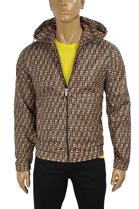 fendi jacket beige|fendi jackets men's.